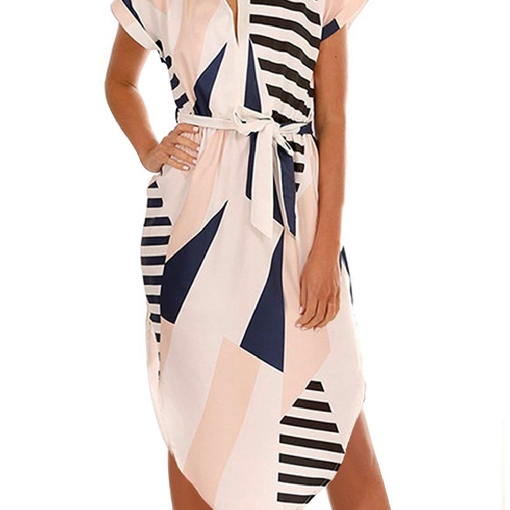 NWOT Women’s geometric dress